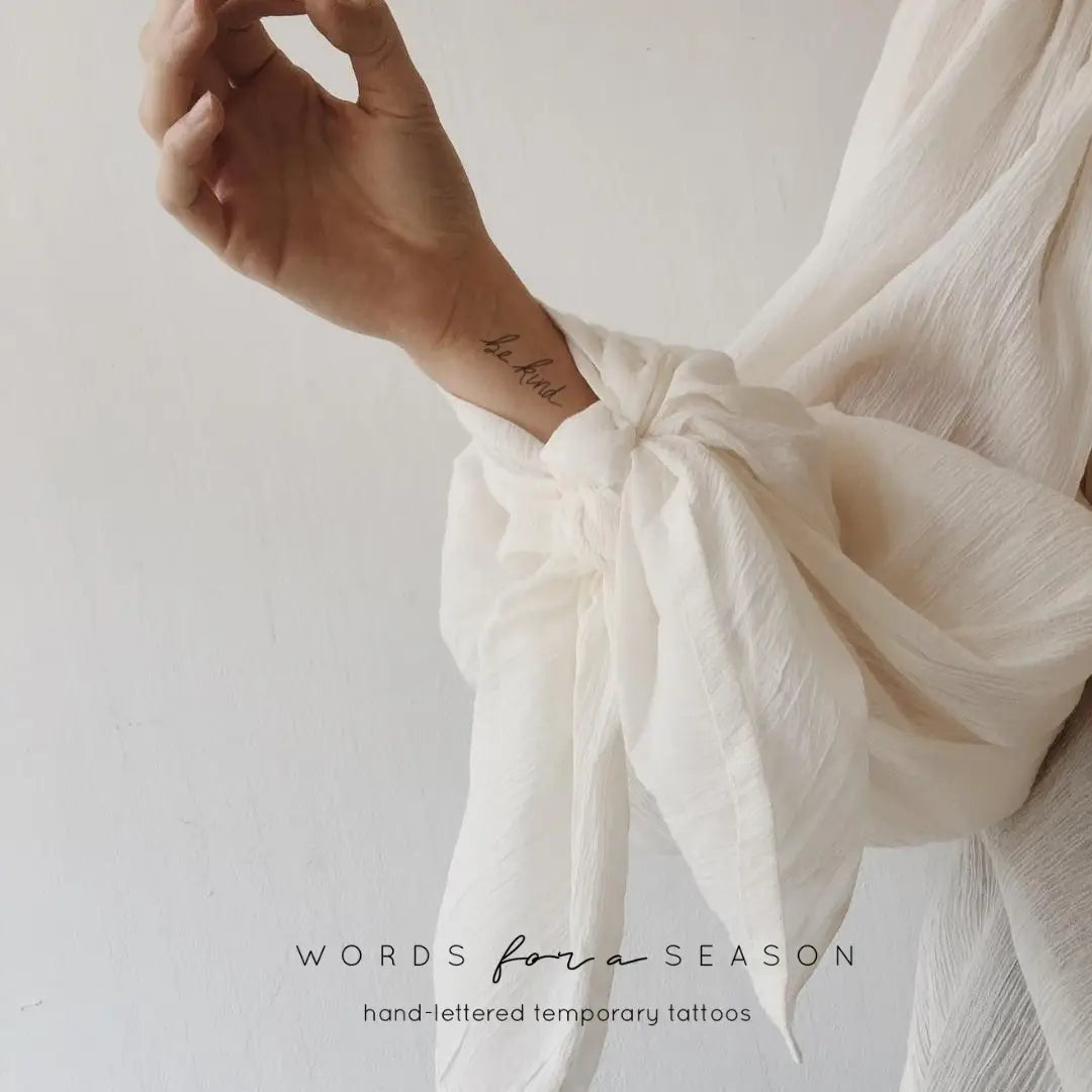 Words for a Season, Temporary Tattoos ￼