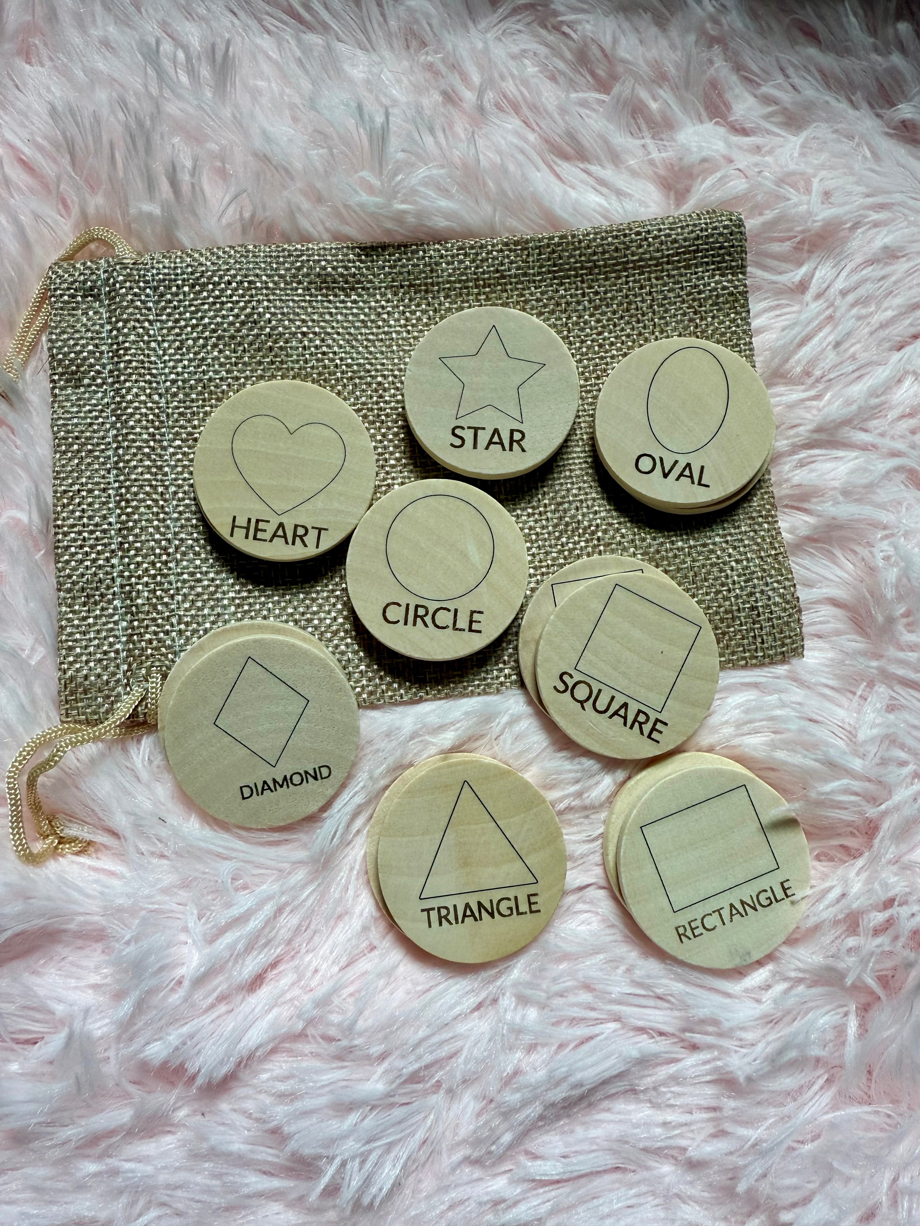 Kids Wooden Matching Game Set – Educational Montessori Toy for Toddlers and Preschoolers
