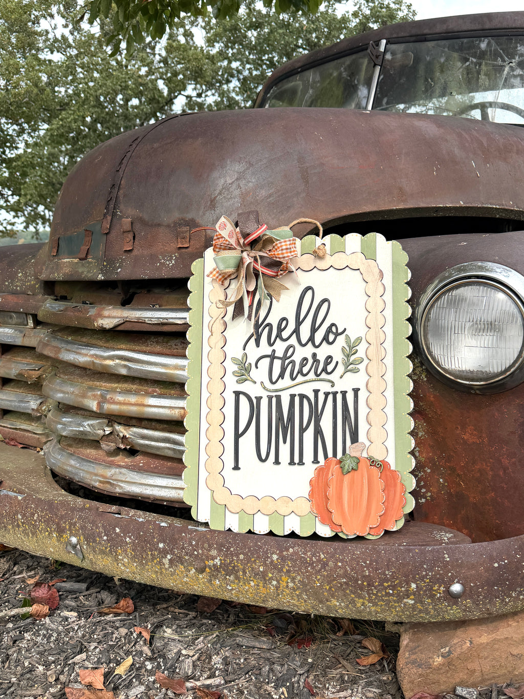 Hello There Pumpkin Door Hanger Kit