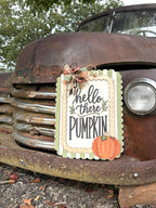 Hello There Pumpkin Door Hanger Kit