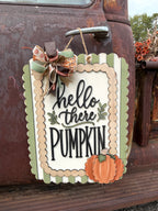 Hello There Pumpkin Door Hanger Kit