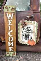 Hello There Pumpkin Door Hanger Kit