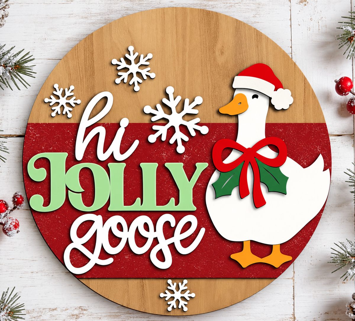 Jolly Goose Christmas Sign Kit
