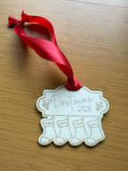 Family Ornament - Fireplace Mantel