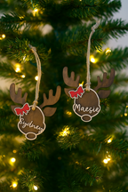 Reindeer Name Ornament