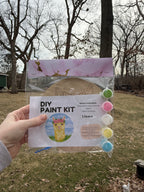 Llama Wooden Canvas Art Kit