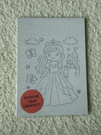 Princess 5x7 Kids Canvas Art Kit