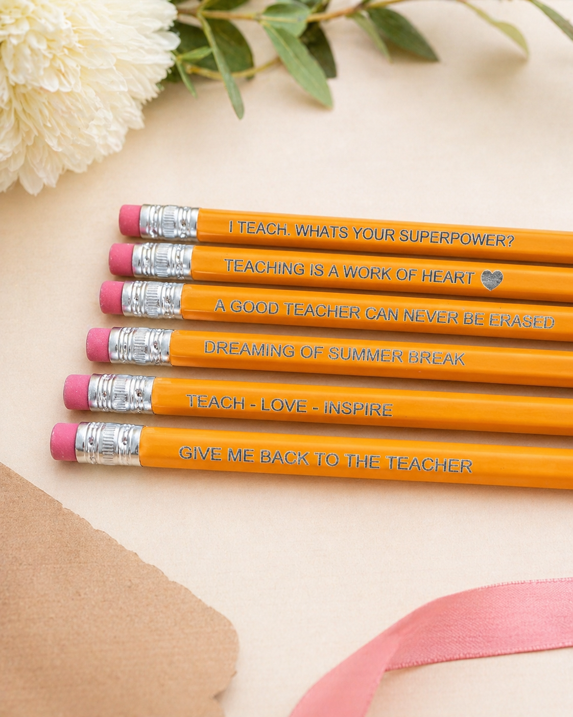 Custom Engraved #2 Pencils