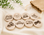 Kids Wooden Matching Game Set – Educational Montessori Toy for Toddlers and Preschoolers