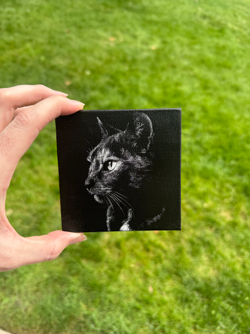 Black & White Pet Canvas