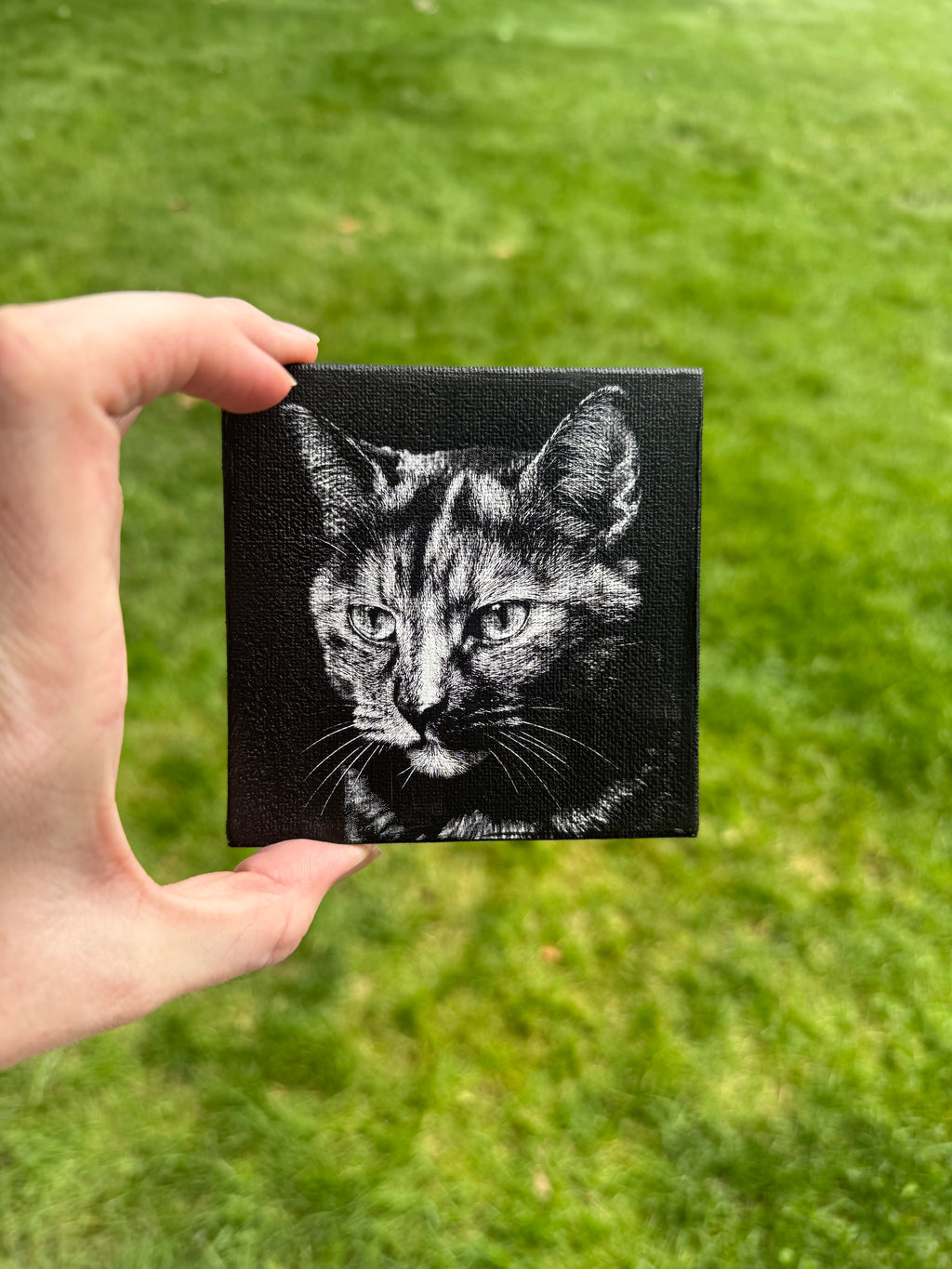 Black & White Pet Canvas