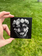Black & White Pet Canvas