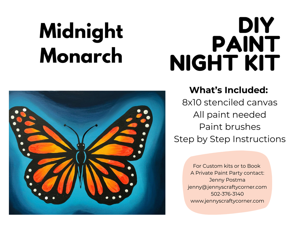 Midnight Monarch Art Kit