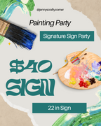 Guest Fee For Signature Sign Party