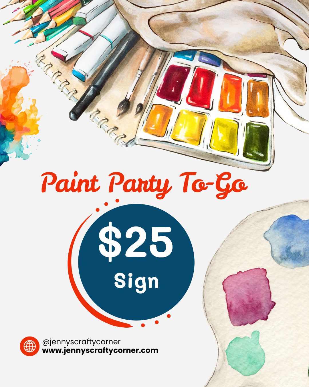 Guest Fee For Paint Party To-Go
