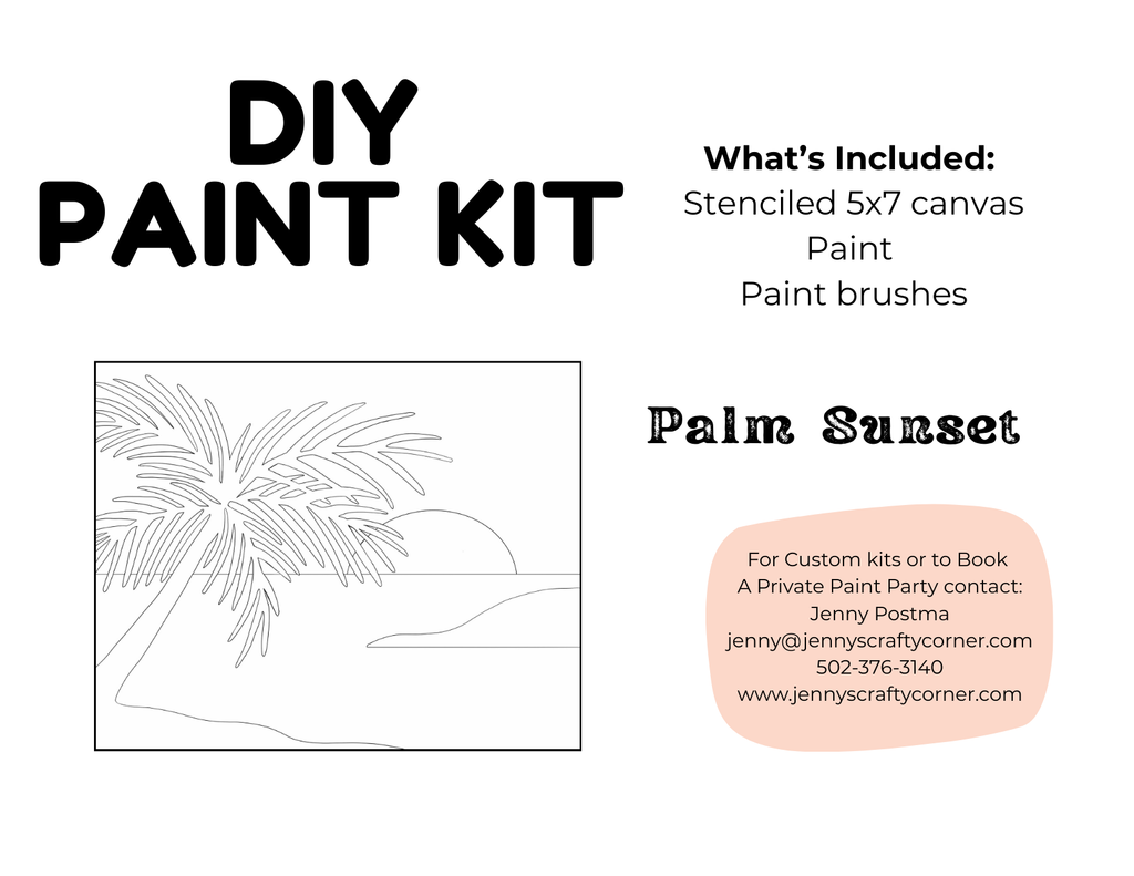5x7 Canvas Board Art Kit
