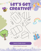 Popsicle 5x7 Kids Canvas Art Kit