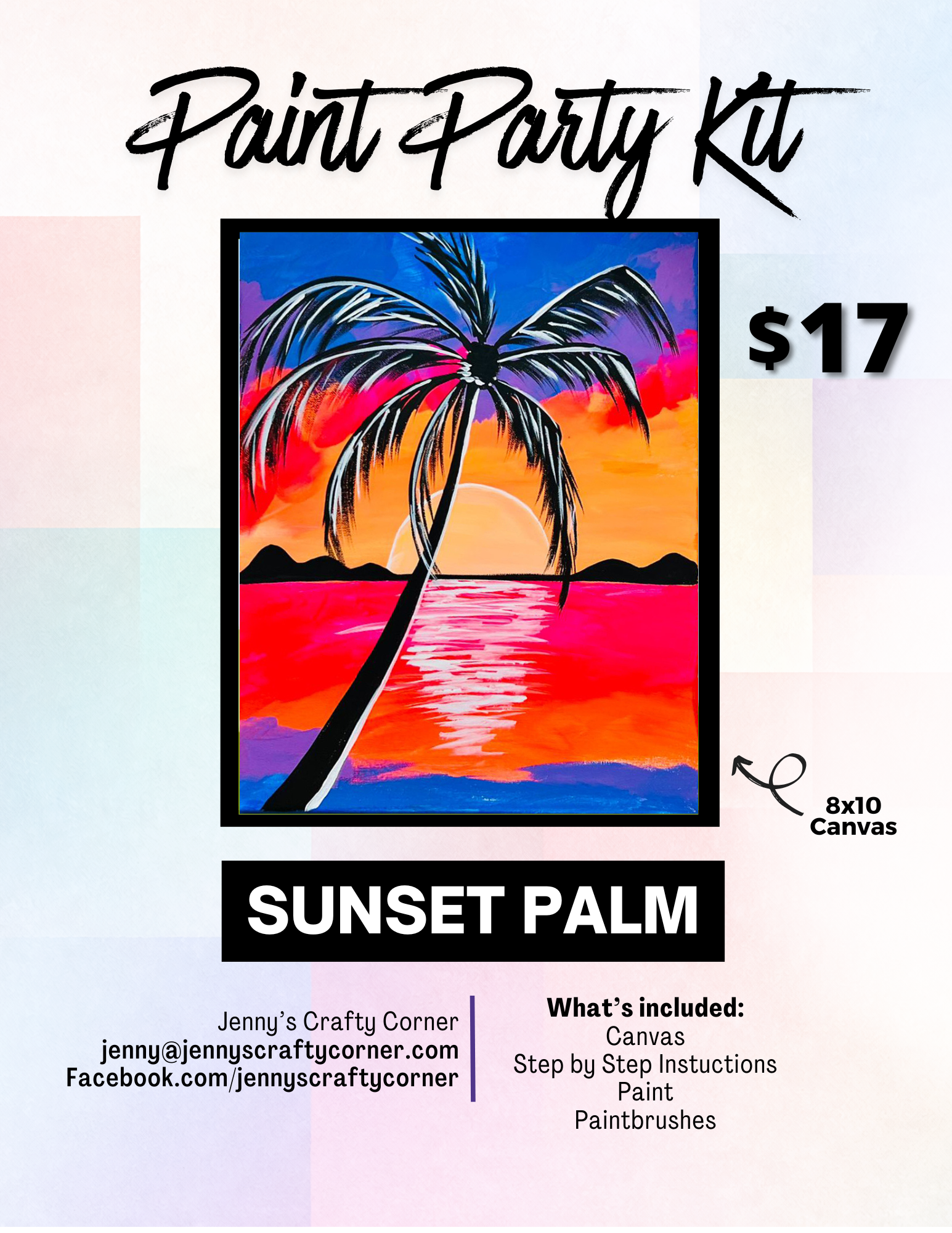 Sunset Palm