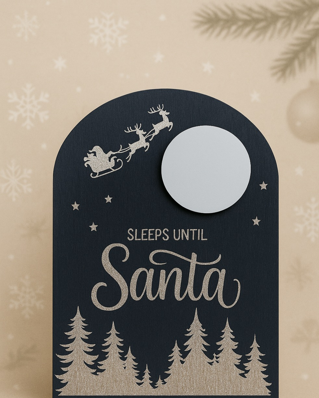 Santa Sleigh Christmas Countdown