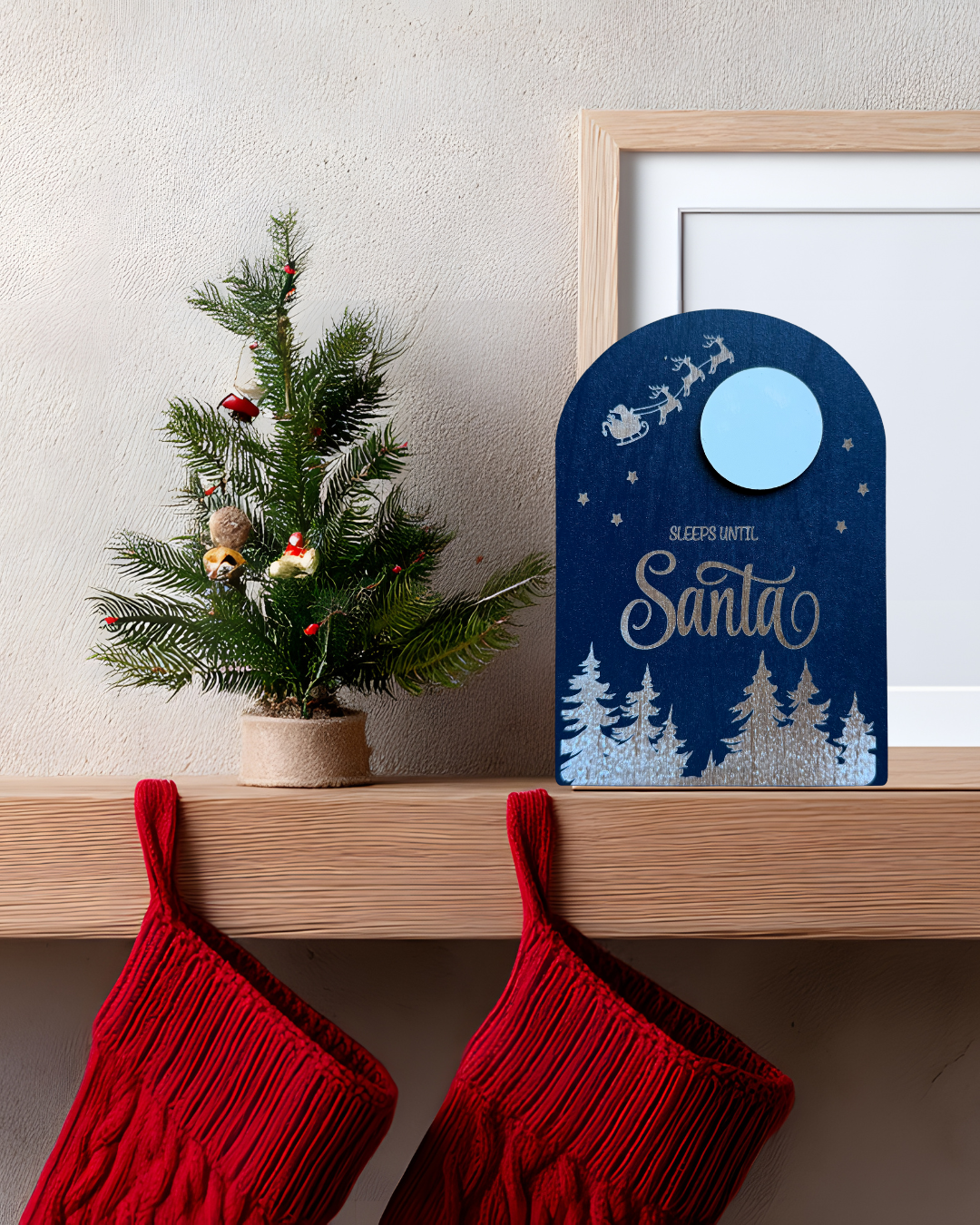 Santa Sleigh Christmas Countdown