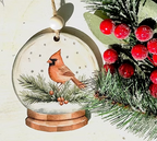 Snowglobe Themed Christmas Ornaments