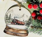 Snowglobe Themed Christmas Ornaments