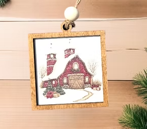 Printed Christmas Ornaments