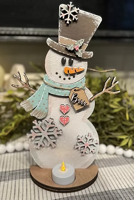 Snowman Tealight Kit