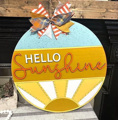 HELLO SUNSHINE DOOR HANGER KIT
