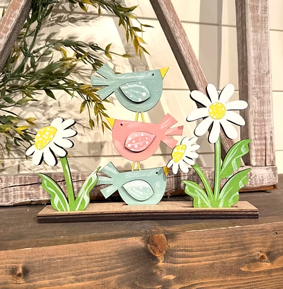 Mini bird stand up Decor Craft Kit