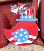 PATRIOTIC BIRD DOOR HANGER KIT