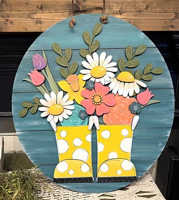 BOOTS DAISY AND TULIP DOOR HANGER KIT