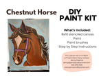 Chestnut Horse Canvas Art Kit