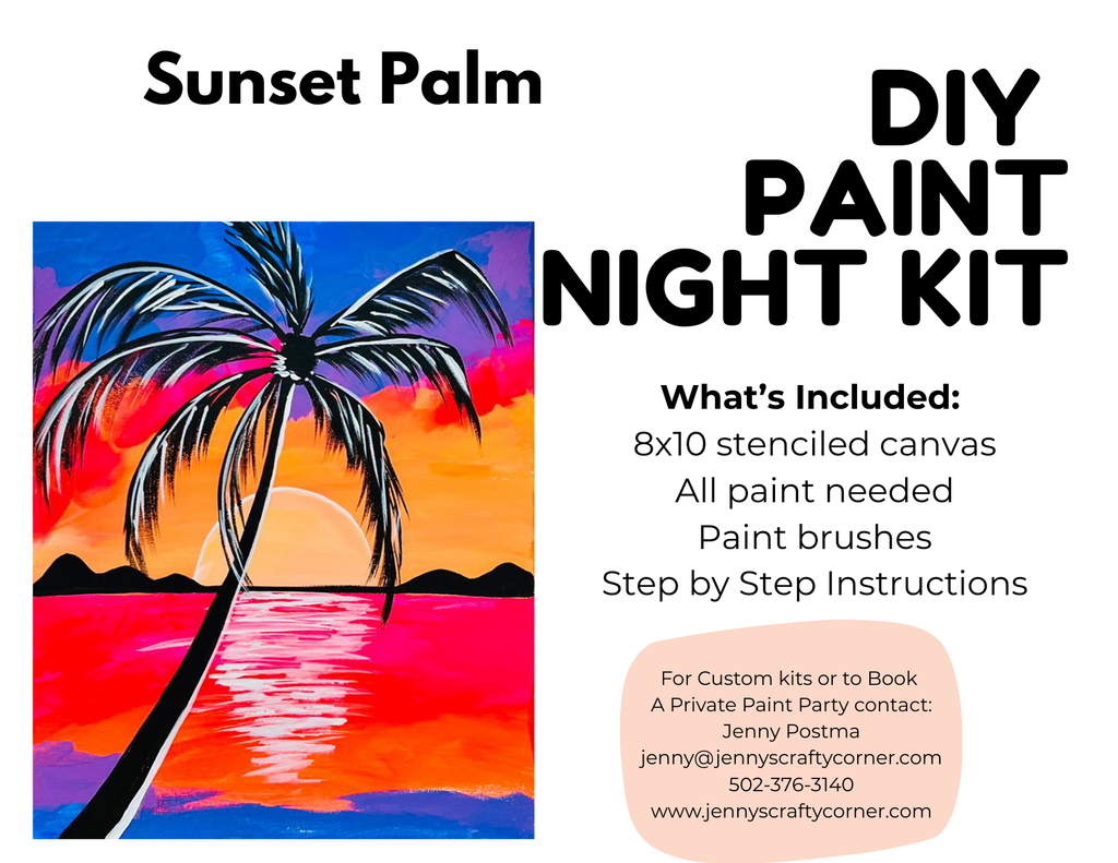 Sunset Palm