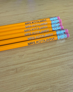 Teacher Name Pencils