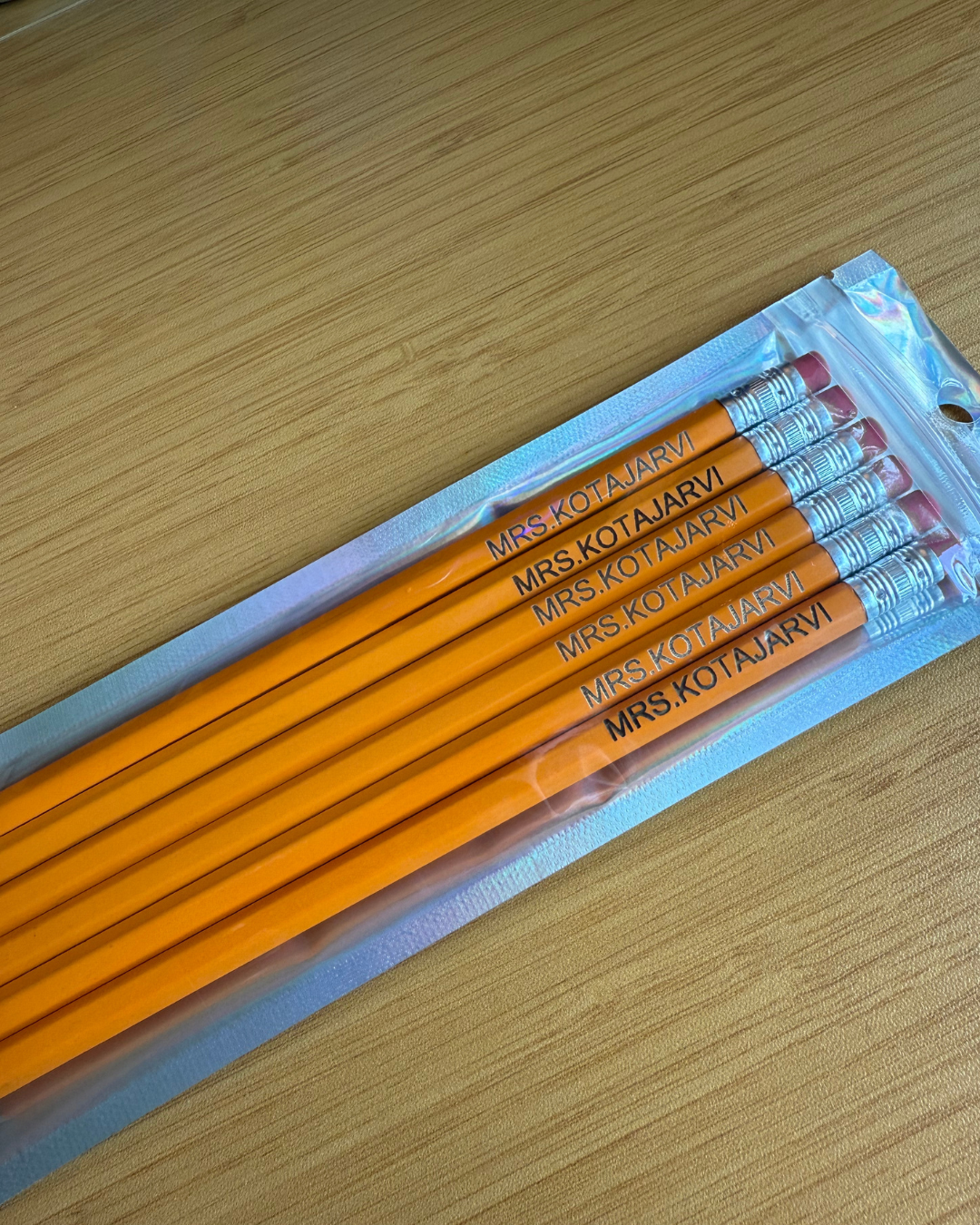 Teacher Name Pencils