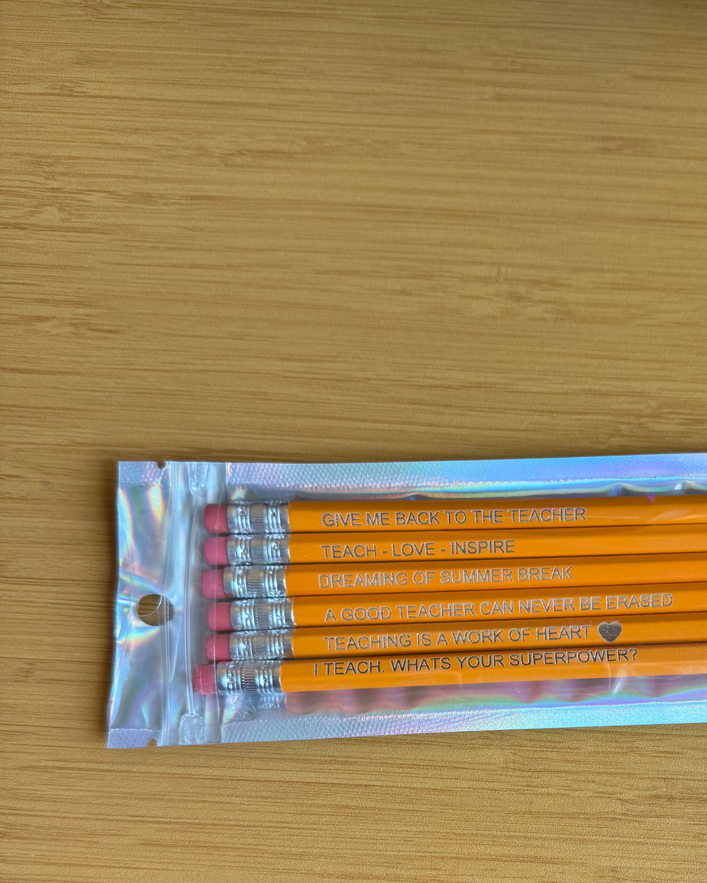 Custom Engraved #2 Pencils