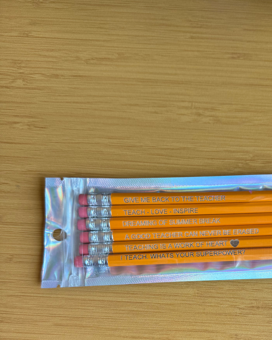 Custom Engraved #2 Pencils