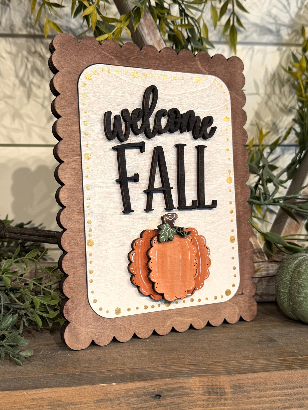 Welcome Fall Interchangeable Sign