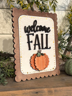 Welcome Fall Interchangeable Sign