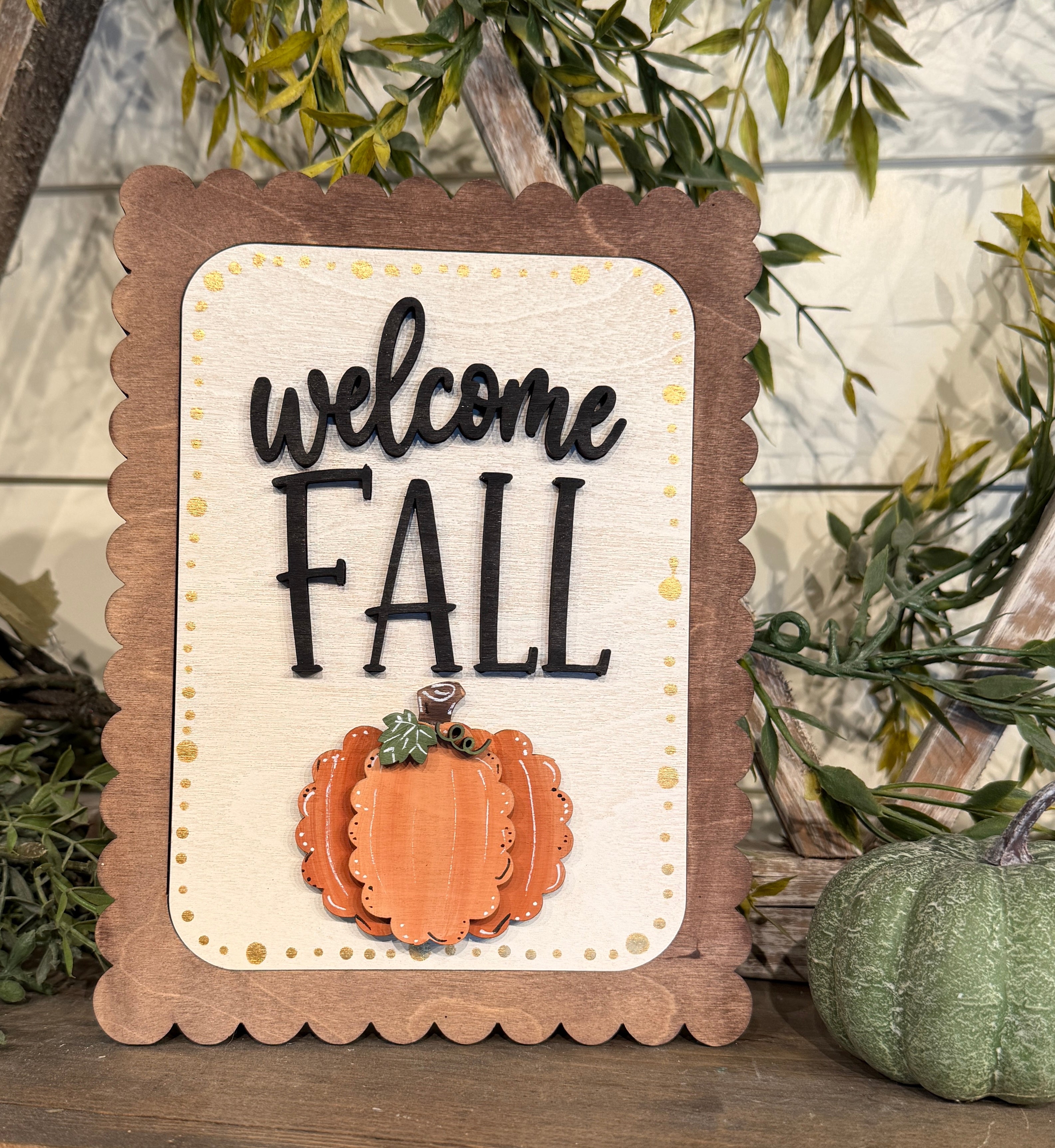 Welcome Fall Interchangeable Sign