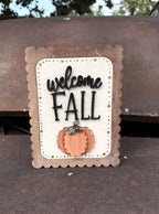 Welcome Fall Interchangeable Sign