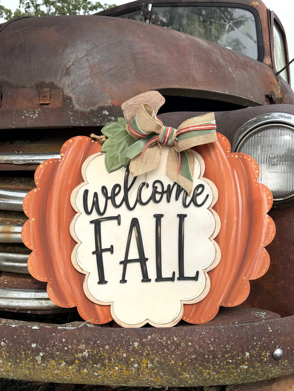 Welcome Fall Door Hanger Kit