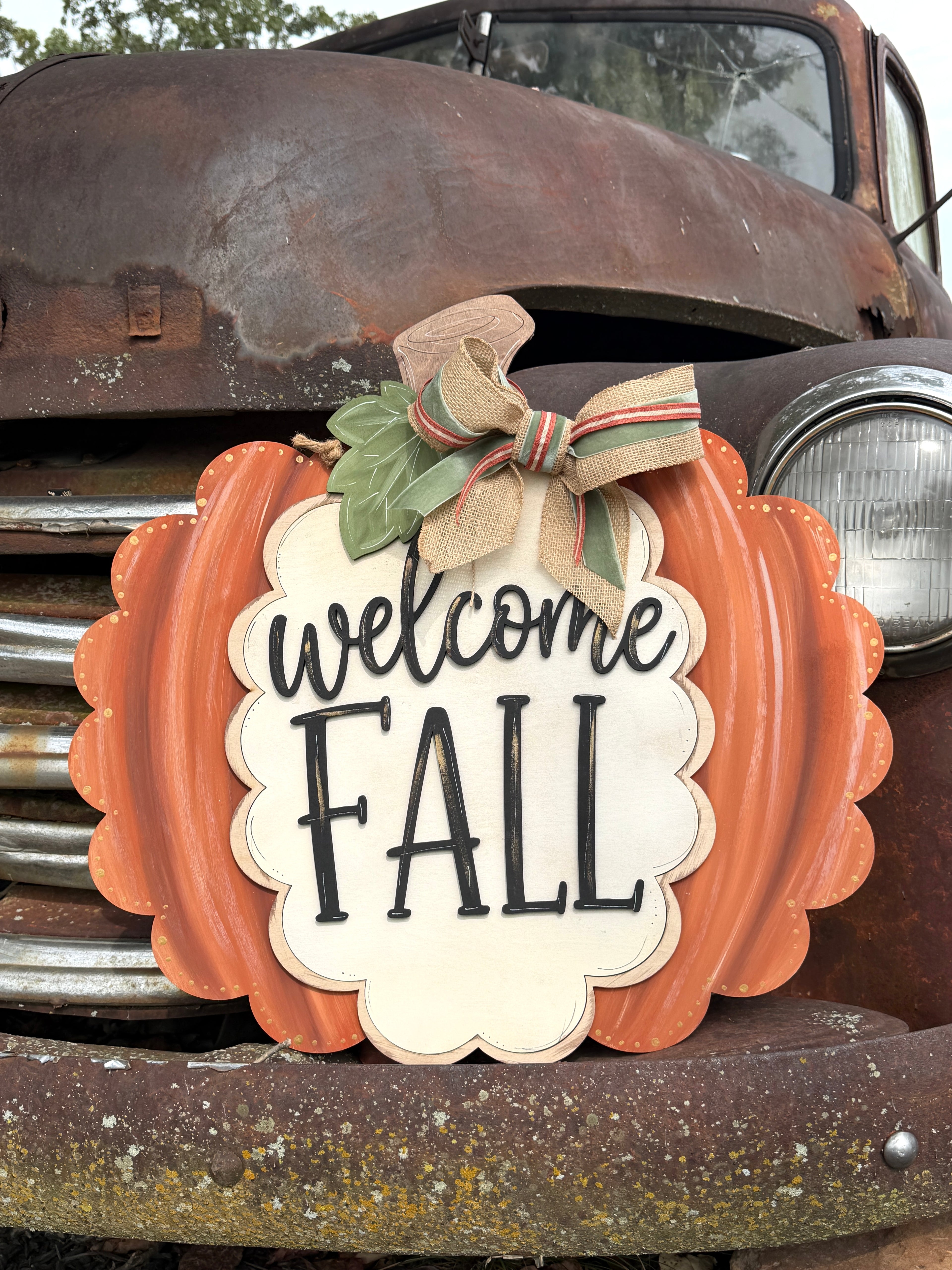 Welcome Fall Door Hanger Kit