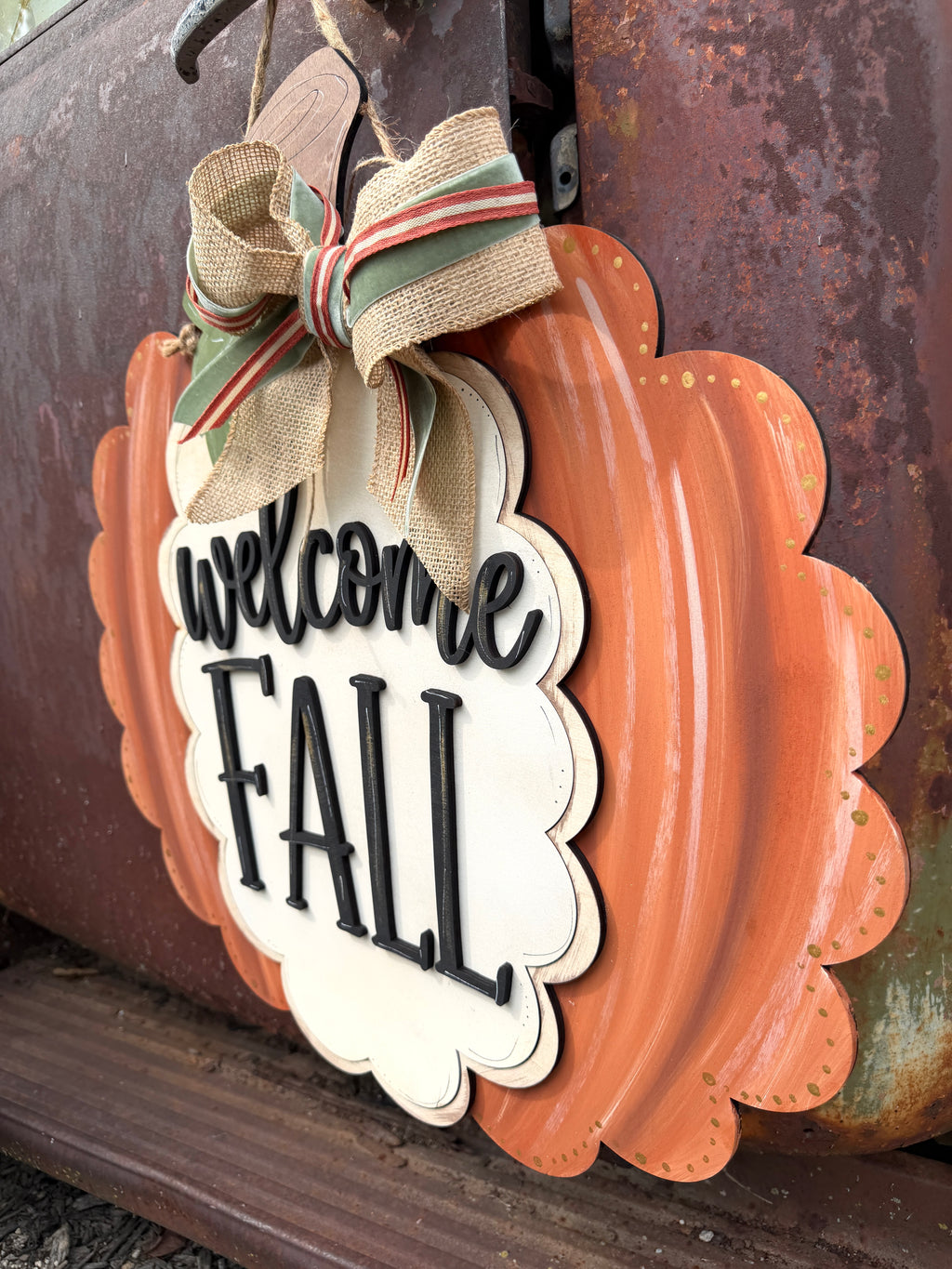 Welcome Fall Door Hanger Kit