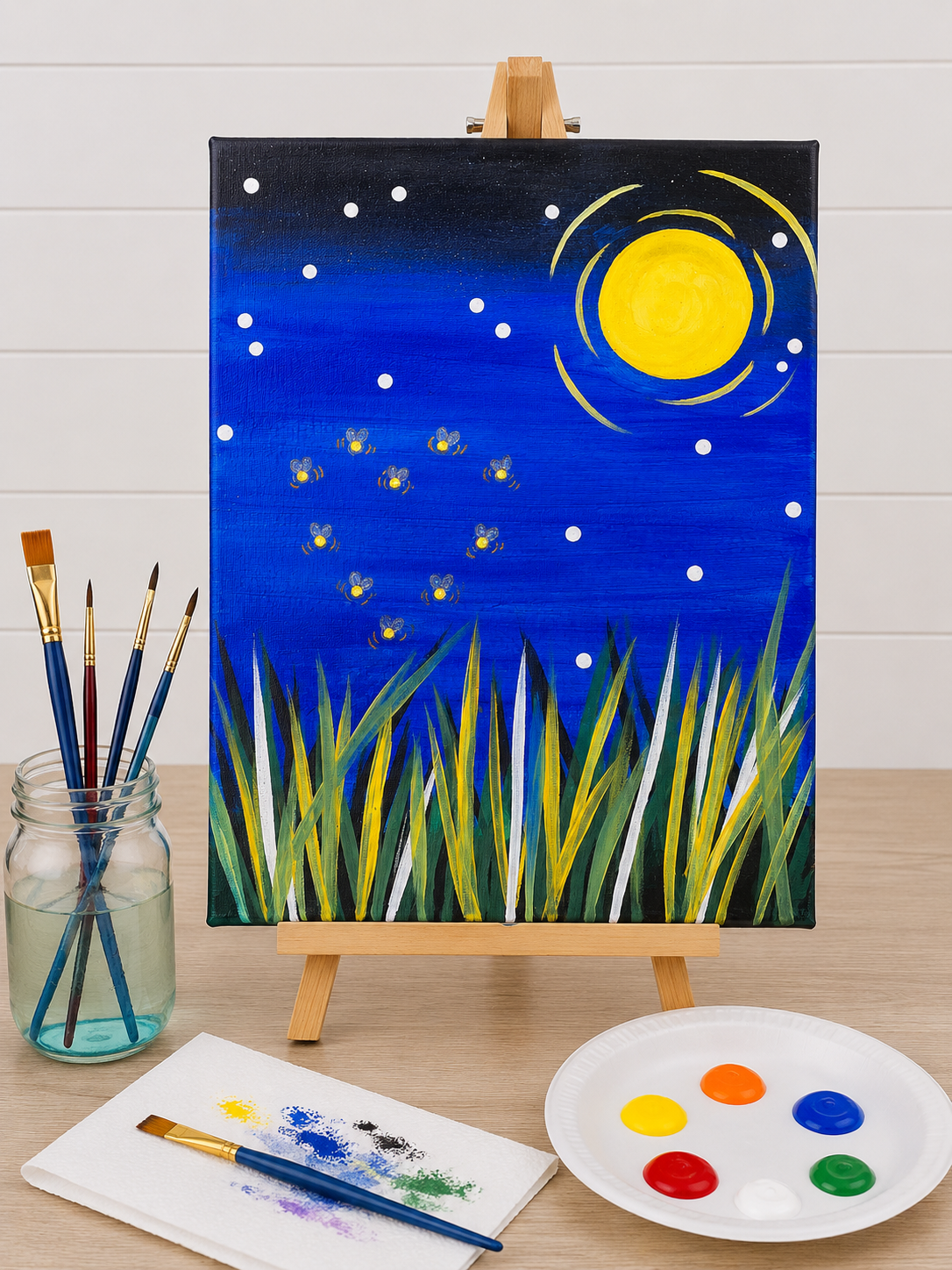 Firefly Heart Canvas Art Kit