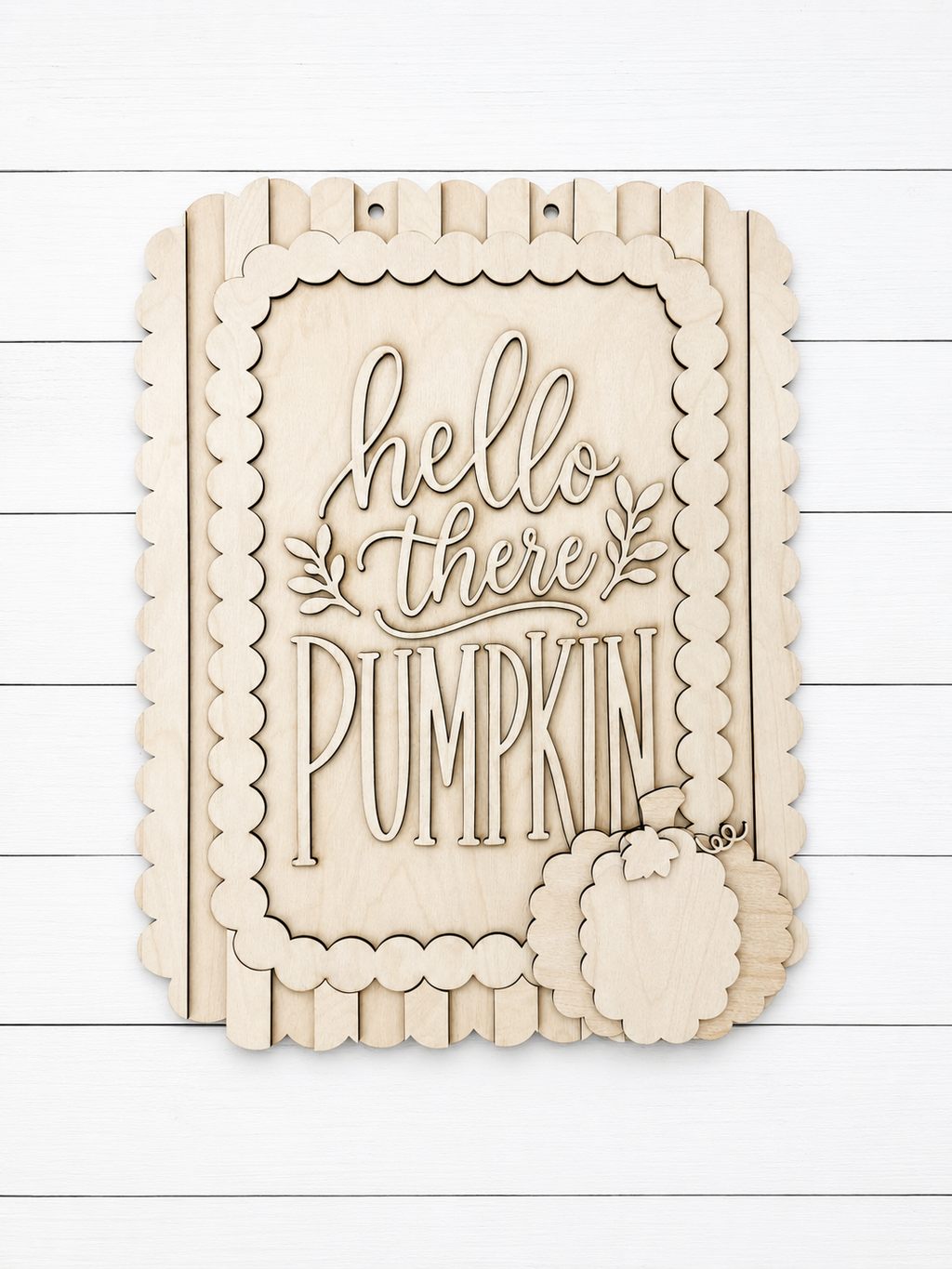 Hello There Pumpkin Door Hanger Kit