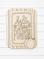 Hello There Pumpkin Door Hanger Kit