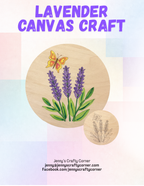 Lavender Canvas Art Kit