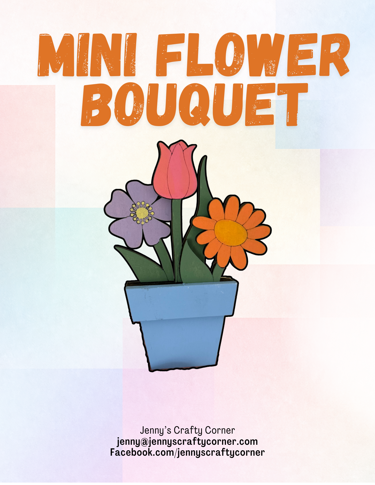 Build Your Own Flower Pot Pop Out Kit